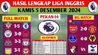 Hasil Liga Inggris Tadi Malam  NEWCASTLE  LIVERPOOL  ARSENAL  MAN UTD  EPL 2024 Pekan Ke 14 [upl. by Gennifer883]