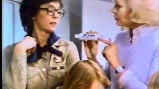 Aim toothpaste commercial 1980 [upl. by Cioffred]