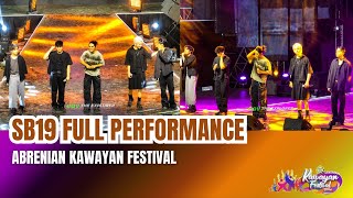 SB19 at Abrenian Kawayan Festival  AUDIO SYNCHRONIZED Full Performance [upl. by Merete]