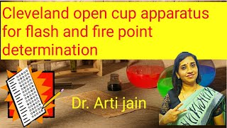 Cleveland open cup apparatus flash and fire point determinator [upl. by Aracat]