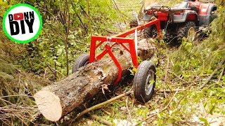 Using The Homemade Log Arch For ATV [upl. by Andrei234]