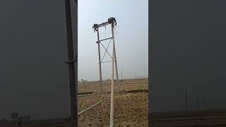 Manual installation of 11000 line bihar electricity india [upl. by Daphene]