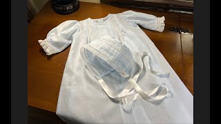 Project 37 Video 18 The Blue Boy Old Fashioned Baby Layette Revised 1997 [upl. by Ymmac]