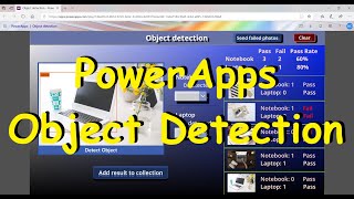 PowerApps AI Builder Object Detection [upl. by Aneres]