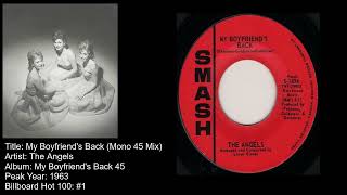 The Angels My Boyfriends Back Mono 45 Mix 162nd 1 of the Rock Era [upl. by Woodcock]