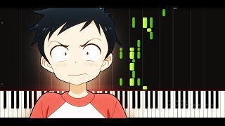 Karakai jouzu no takagisan OP FULL  Iwanai kedo ne Piano tutorial  SHEETS  Synthesia [upl. by Eppillihp]