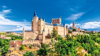 Alcázar de Segovia Segovia Castilla y León  Barcelona → Madrid TrainTrip AVE  Part I [upl. by Bushey964]