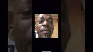 A bald black man crying [upl. by Nnaihs]