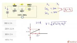 In the circuit shown in figure what will be the readings of voltmeter and ammeter  CLASS 12 [upl. by Ahsatan]