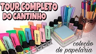 Tour COMPLETO pelo meu cantinho de estudos l Parte 1 [upl. by Odnesor]