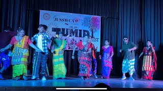 New Santali Video 2024  Hero Kora Jumid 2024 Stage Dance Performance [upl. by Nadaha463]