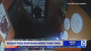 Walnut pizza shop burglarized 3 times [upl. by Norling]