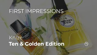 Knize Ten amp Knize Ten Golden Edition  First Impressions  Memory Flo [upl. by Constancia]