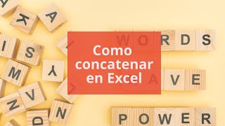 Concatenar celdas en Excel Ejemplos y consejos [upl. by Mersey]