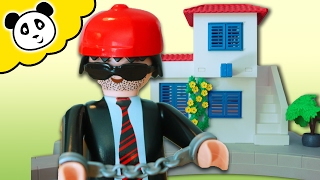 ⭕ PLAYMOBIL POLIZEI 🚨 Hafenpolizei mit Schnellboot 🚨 Spielzeug auspacken amp spielen  Pandido TV [upl. by Ahsenad259]