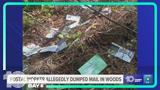 Florida postal worker allegedly dumped political mail ballot in woods [upl. by Aeynod452]