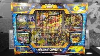 Pokemon Cards  Mega Powers Collection Box Opening [upl. by Beckerman]