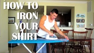 HOW TO IRON YOUR SHIRT  LIFE AFTER COLLEGE VIDEOS [upl. by Ydok]