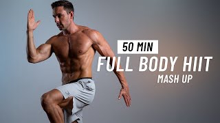 50 Min Fat Burning HIIT Workout  Burn 1000 Calories Full Body At Home [upl. by Atsirhcal887]