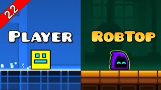 RobTop VS Player 22 Full Sneak Peek Comparisons  Geometry Dash 22 [upl. by Deonne921]