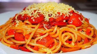 SPAGHETTI  THE BEST AND SIMPLE WAY TO MAKE SPAGHETTI FILIPINO STYLE  FOODNATICS [upl. by Ryann50]