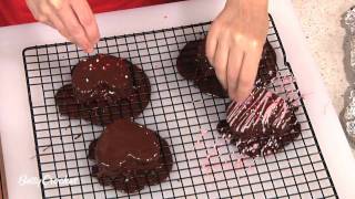 How To Make Heart Shaped Chocolate Brownies with Betty Crocker [upl. by Robma]