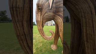 Check out this Elephant art installation at the breakers mansion in Rhode Island garden art [upl. by Margarette]