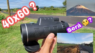 Monocular 40x60  Unboxing y Review [upl. by Iamhaj757]