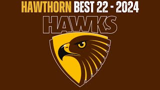 AFL Best 22 Series  Hawthorn 2024 [upl. by Saleem]