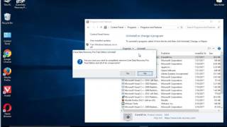 Uninstall iCare Data Recovery Pro 8 on Windows 10 Creators Update [upl. by Viole81]