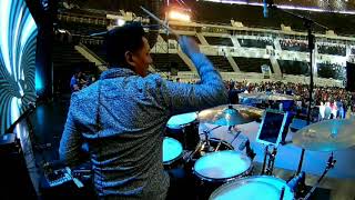 Our God Reigns Nuestro Dios Reina  Drums Cover  Israel Houston [upl. by Vena]