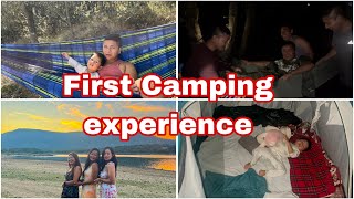 First Tent Camping ⛺️ Experience  Groupma Ramailo Vayo ​⁠Ryanfamily47 [upl. by Cuhp]