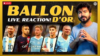 Ballon dOr Ceremony LIVE Reaction amp Watchalong  Messi vs Haaland Who Will Win [upl. by Suivatram631]