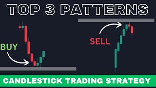 3 Best Candlestick Patterns For Stock Trading  Candlestick Trading Strategy [upl. by Eartnoed]