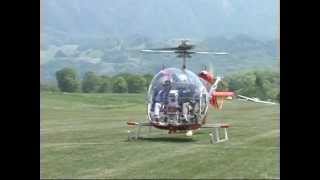 Power off autorotation with the Bell 47 [upl. by Anole]