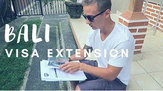 HOW TO EXTEND VISA IN BALI [upl. by Nahtanha]