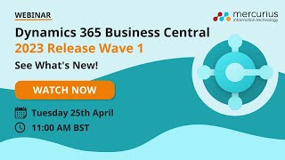 Dynamics 365 Business Central 2023 Release Wave 1 [upl. by Andromache]