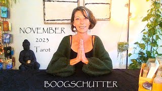 🤩BOOGSCHUTTER🤩 November 2023 🤩Transformatie op komst  Tarot Reading [upl. by Sivartal103]