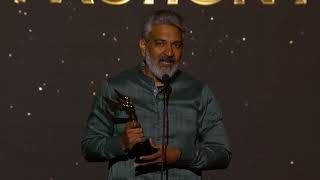 Best Action Film Acceptance Speech RRR with SS Rajamouli [upl. by Lesya]