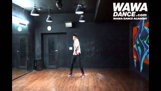 WAWA DANCE ACADEMY EXO GROWL DANCE STEP [upl. by Wilscam]