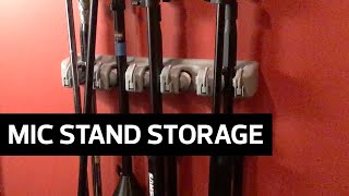 Mic Stand Storage [upl. by Elocel]