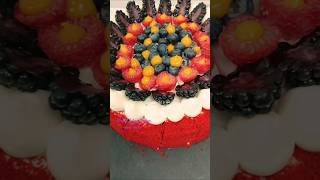 Fruit cake redvelevetcake cake pastry [upl. by Assiralk109]