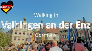 【Vaihingen an der Enz】🇩🇪Walking in Vaihingen an der Enz Germany  Maientag  Day trip from Stuttgart [upl. by Hannon]