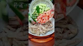 Lets make Thai spicy and sour chicken feet amp shrimpASIAN FOOD shorts food fyp short cooking [upl. by Woll]