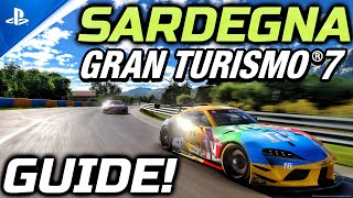 Gran Turismo 7 👉 Sardegna A 👈 Gr3  Kireth Track Guide And Tips [upl. by Ednalrym]