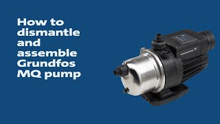 How to dismantle and assemble Grundfos MQ pump [upl. by Burdett152]