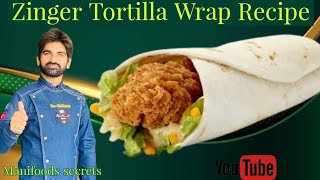 Zinger Wrap Recipe Homemade Bread for Chicken and Beef Wrap by Manifoods Secrets [upl. by Sneed812]