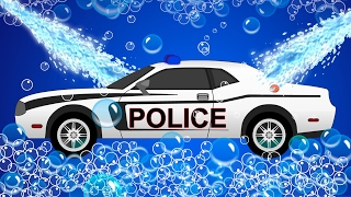 Police Cars Cartoon  Car Wash Videos for Children  Street Vehicles for Kids  My Little TV [upl. by Alyhs99]