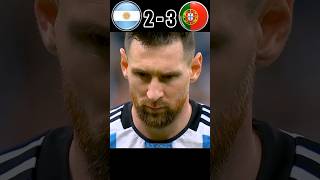 Argentina Vs Portugal world cup final imaginary highlights 2026 messi Vs ronaldo shorts football [upl. by Seale735]