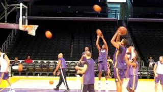 Lakers Practice  Staples Center [upl. by Yuzik]